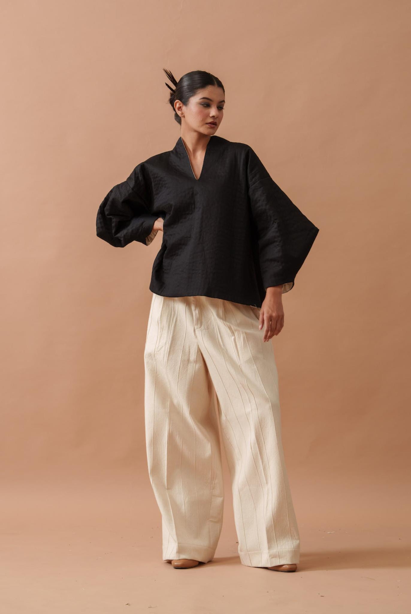 Sunflower Pants - Natural - CiceroniPantsStoique