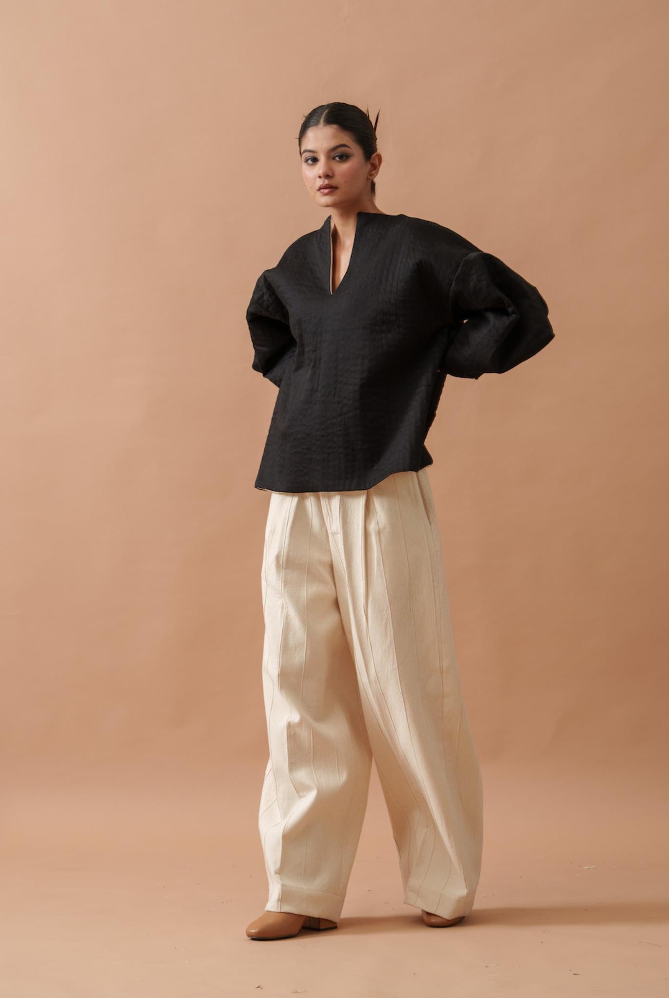 Sunflower Pants - Natural - CiceroniPantsStoique