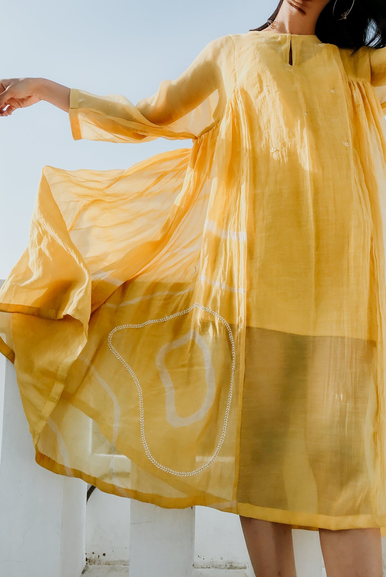 Sunny Yellow Ruzgar Dress - CiceroniNirjara