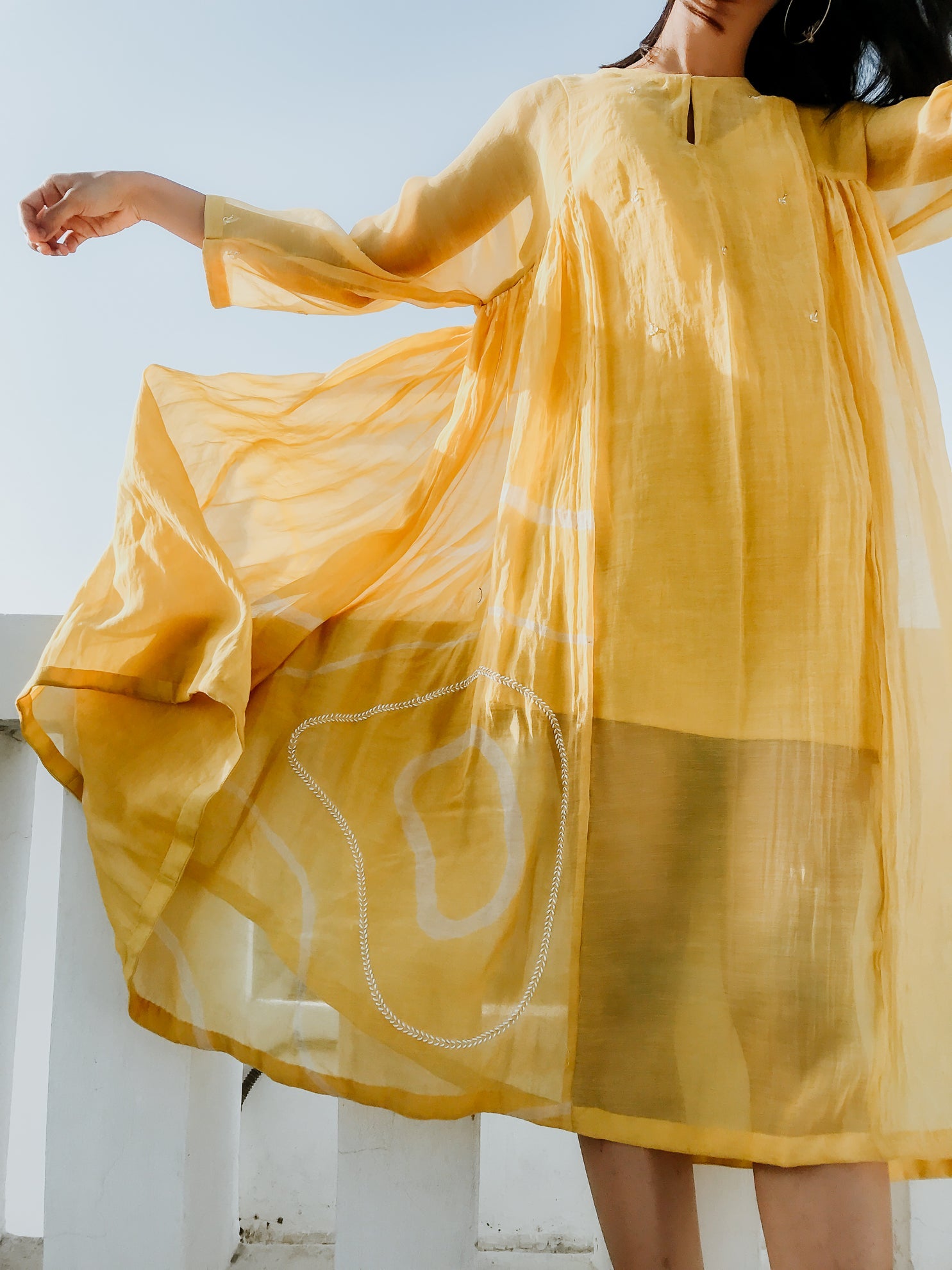 Sunny Yellow Ruzgar Dress - CiceroniNirjara