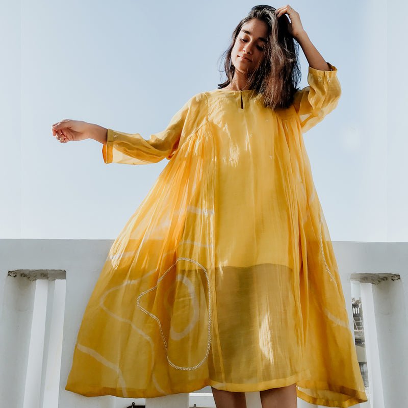 Sunny Yellow Ruzgar Dress - CiceroniNirjara