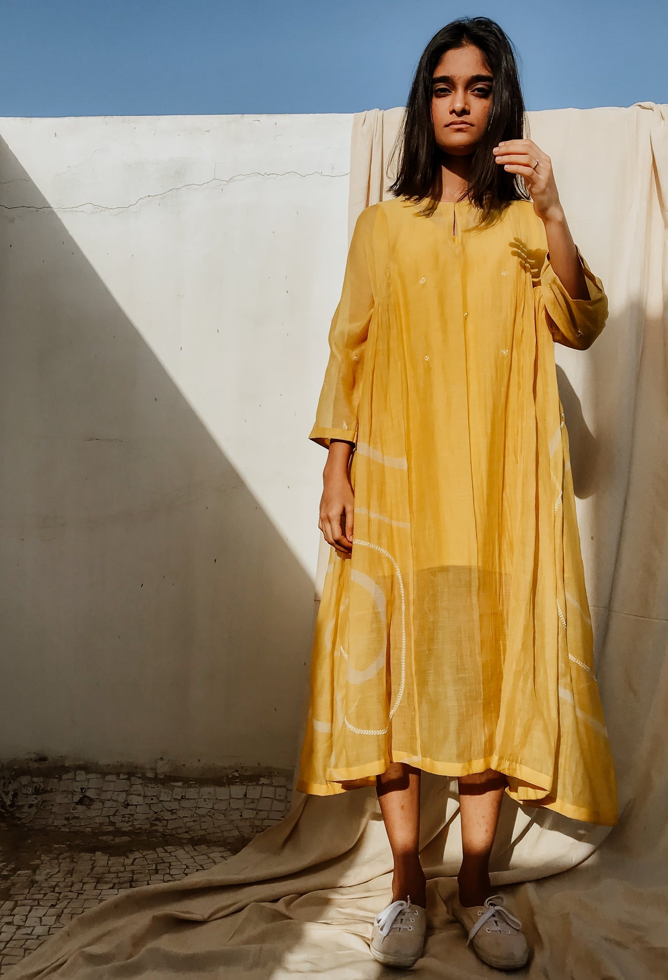Sunny Yellow Ruzgar Dress - CiceroniNirjara