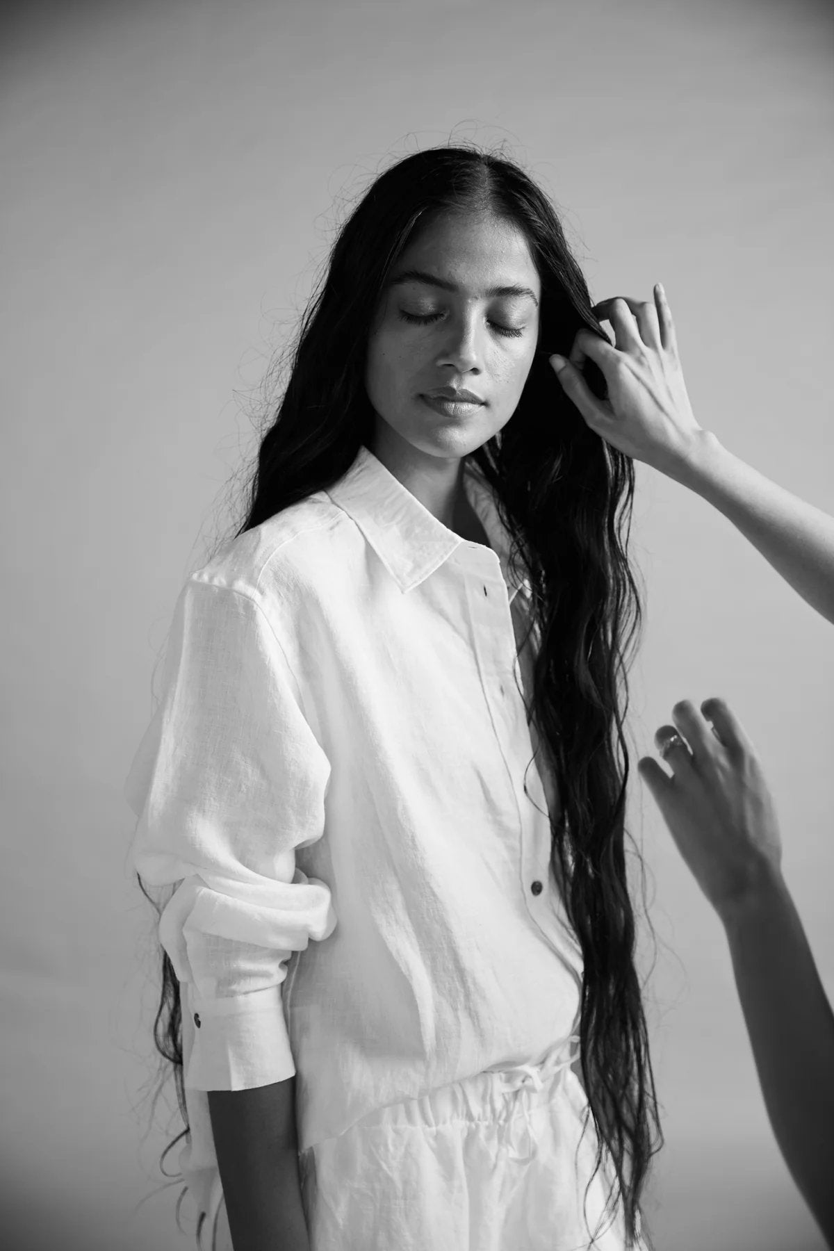 Taj Linen Oversized Shirt Set - CiceroniCo-ord SetSaphed
