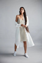 Taj Linen Shirt Dress - CiceroniDressesSaphed