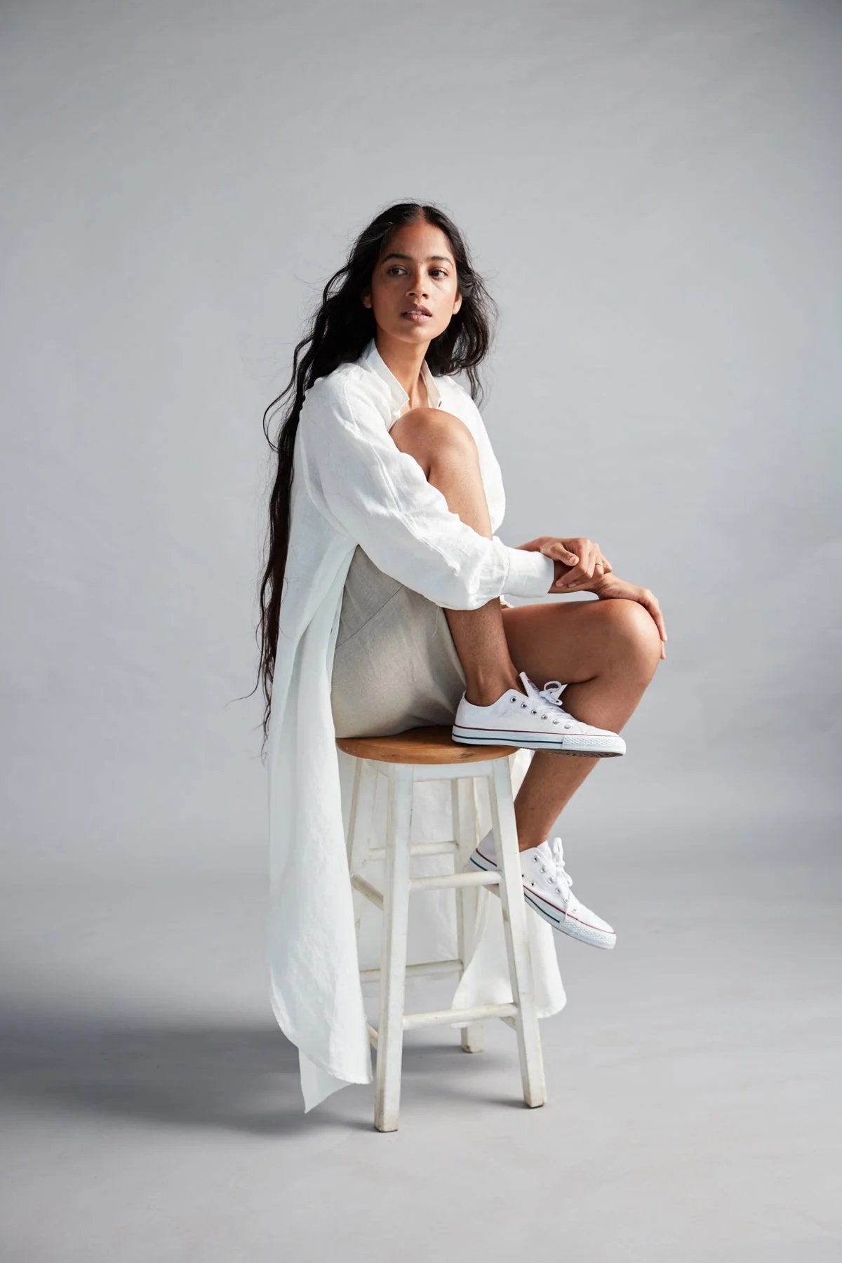 Taj Linen Shirt Dress - CiceroniDressesSaphed