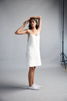 Taj Linen Slip Dress - CiceroniDressesSaphed