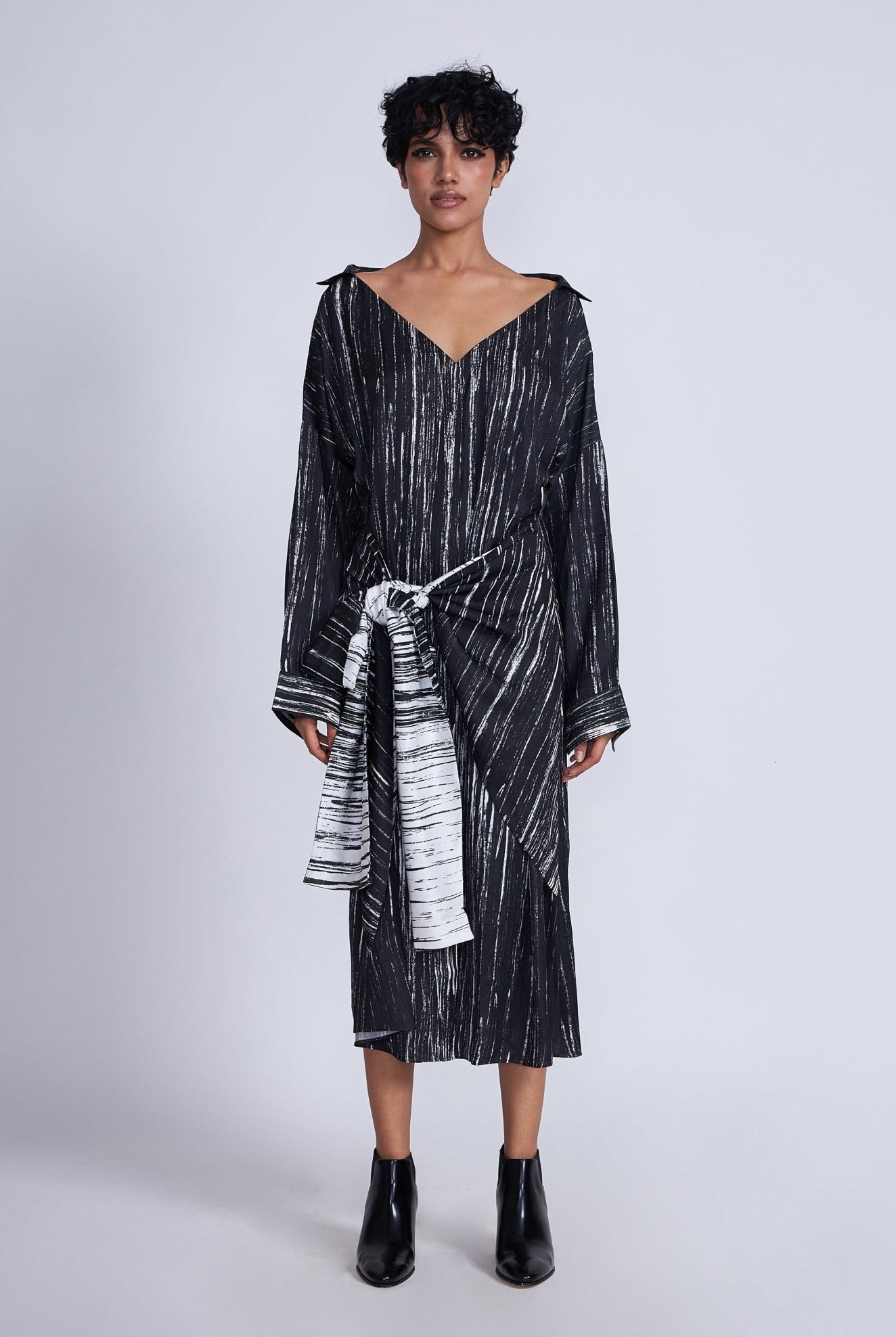 Taki Tie Up Dress - CiceroniDressesAdvait