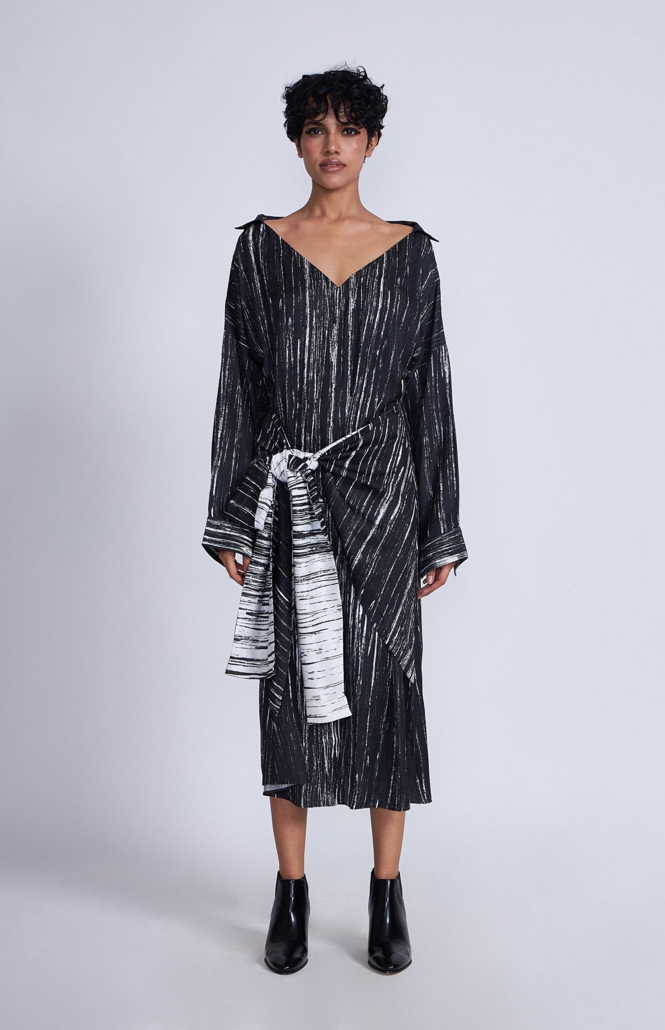 Taki Tie Up Dress - CiceroniDressesAdvait