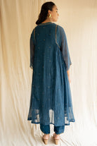 Teal Arsh Kurta Set - CiceroniNirjara