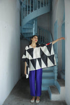 The 'Amalgamation' Eri Peace Silk Kaftan - CiceroniKaftanAeshaane