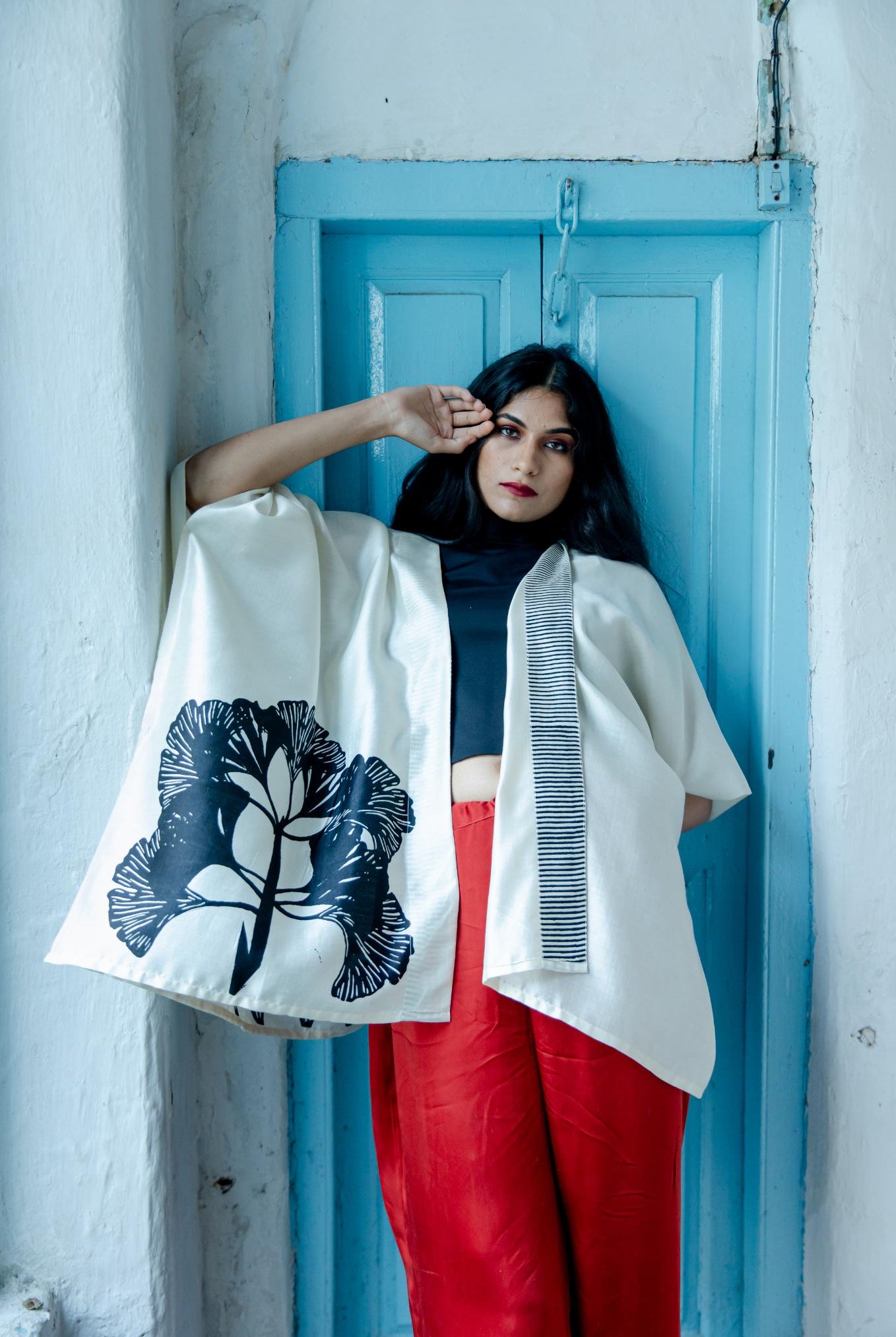 The 'Chota Ginkgo' Kimono - CiceroniKimonoAeshaane