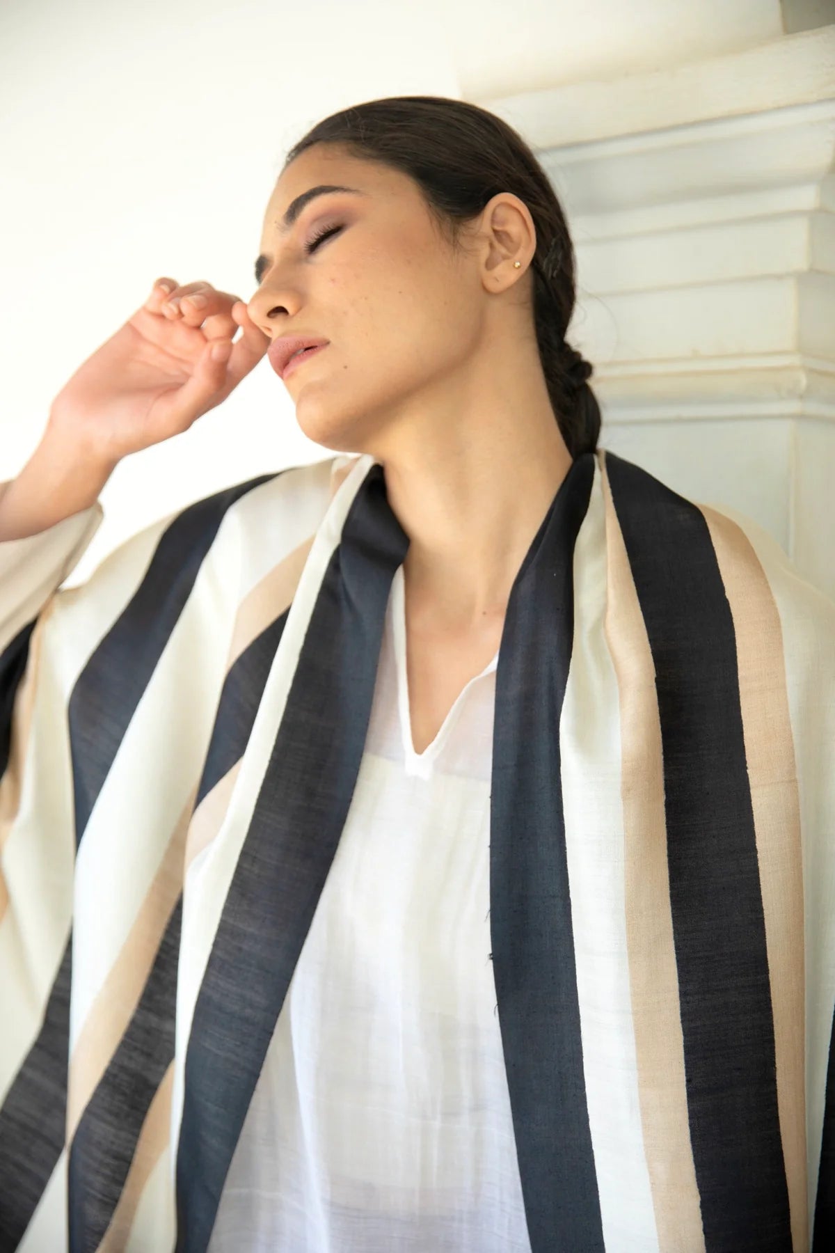 The 'Classic Sili' Eri Silk Scarf - CiceroniScrafAeshaane