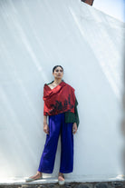The 'Damp Foliage' Eri Silk Scarf - CiceroniScrafAeshaane