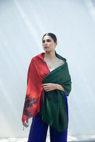 The 'Damp Foliage' Eri Silk Scarf - CiceroniScrafAeshaane