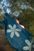 The 'Desert Rose' Tussar Silk Scarf - CiceroniScrafAeshaane
