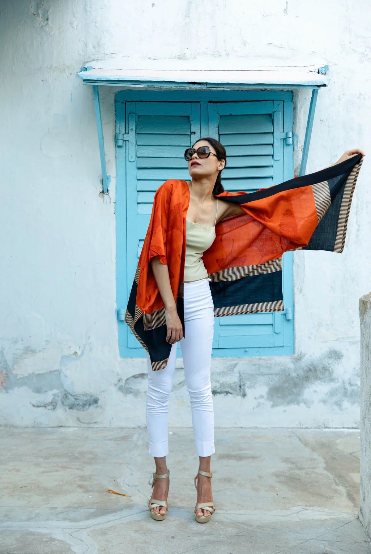 The 'Gingko Leaf' Kimono - CiceroniKimonoAeshaane