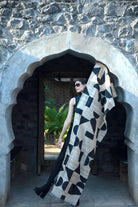 The 'Maze' Tussar Silk Scarf - CiceroniScrafAeshaane