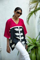 The 'Pink Panther' Eri Peace Silk Kaftan - CiceroniKaftanAeshaane