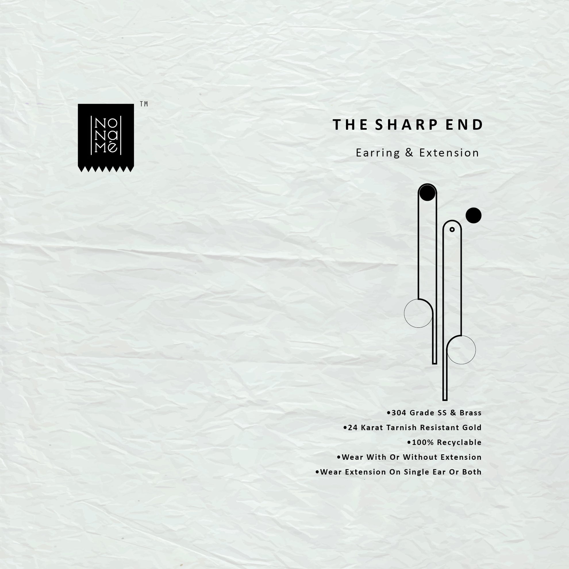 The Sharp End Earrings - CiceroniNO.NA.MÈ