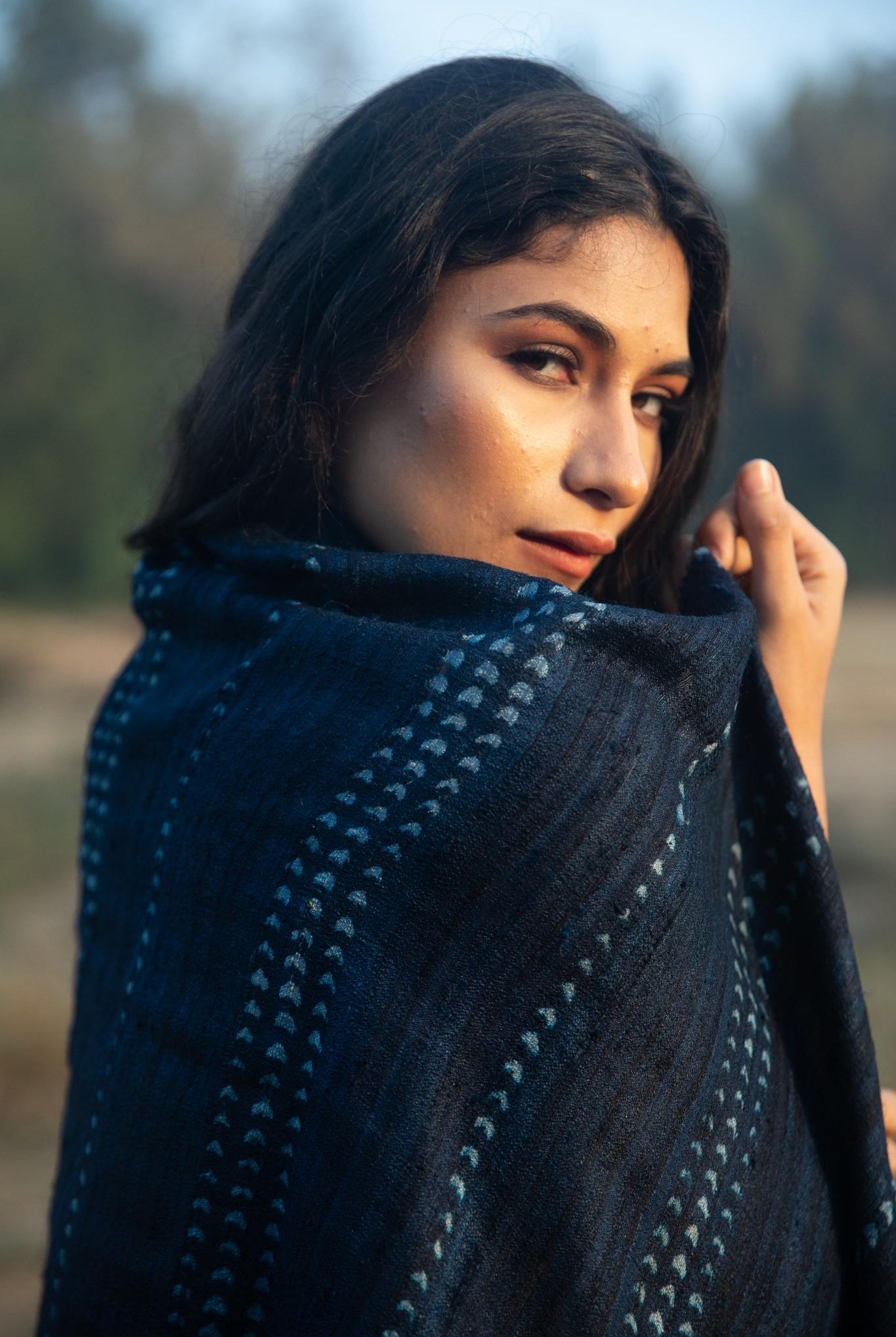 The 'Shibui' Tussar Silk Scarf - CiceroniScrafAeshaane