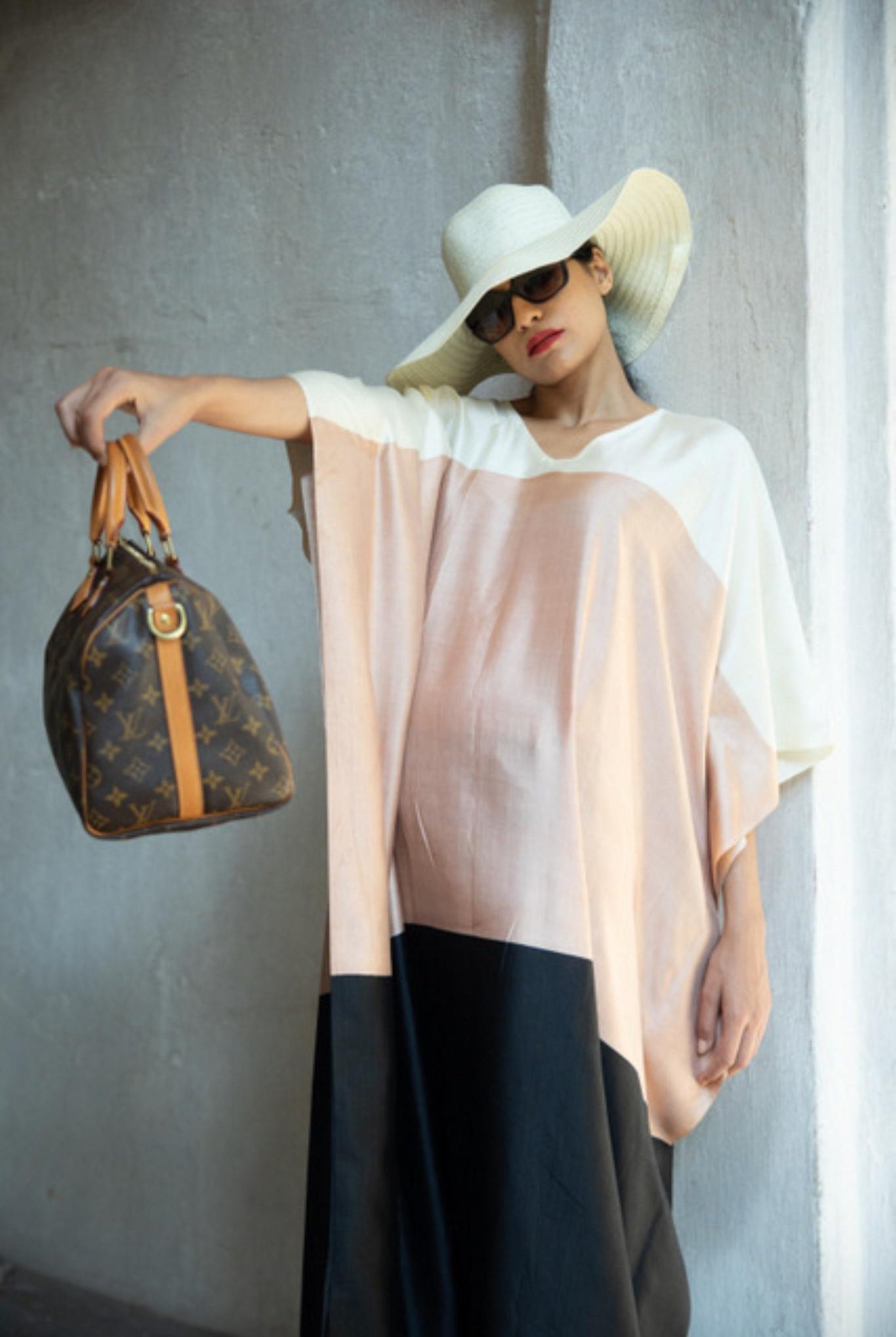 The 'Spectrum' Eri Peace Silk Kaftan - CiceroniKaftanAeshaane