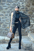 The 'Taisho' Tussar Silk Scarf - CiceroniScrafAeshaane