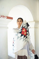 The 'Tangram' Eri Silk Scarf - CiceroniScrafAeshaane