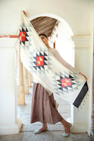 The 'Tangram' Eri Silk Scarf - CiceroniScrafAeshaane