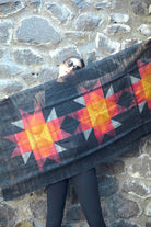 The 'Tile' Tussar Silk Scarf - CiceroniScrafAeshaane