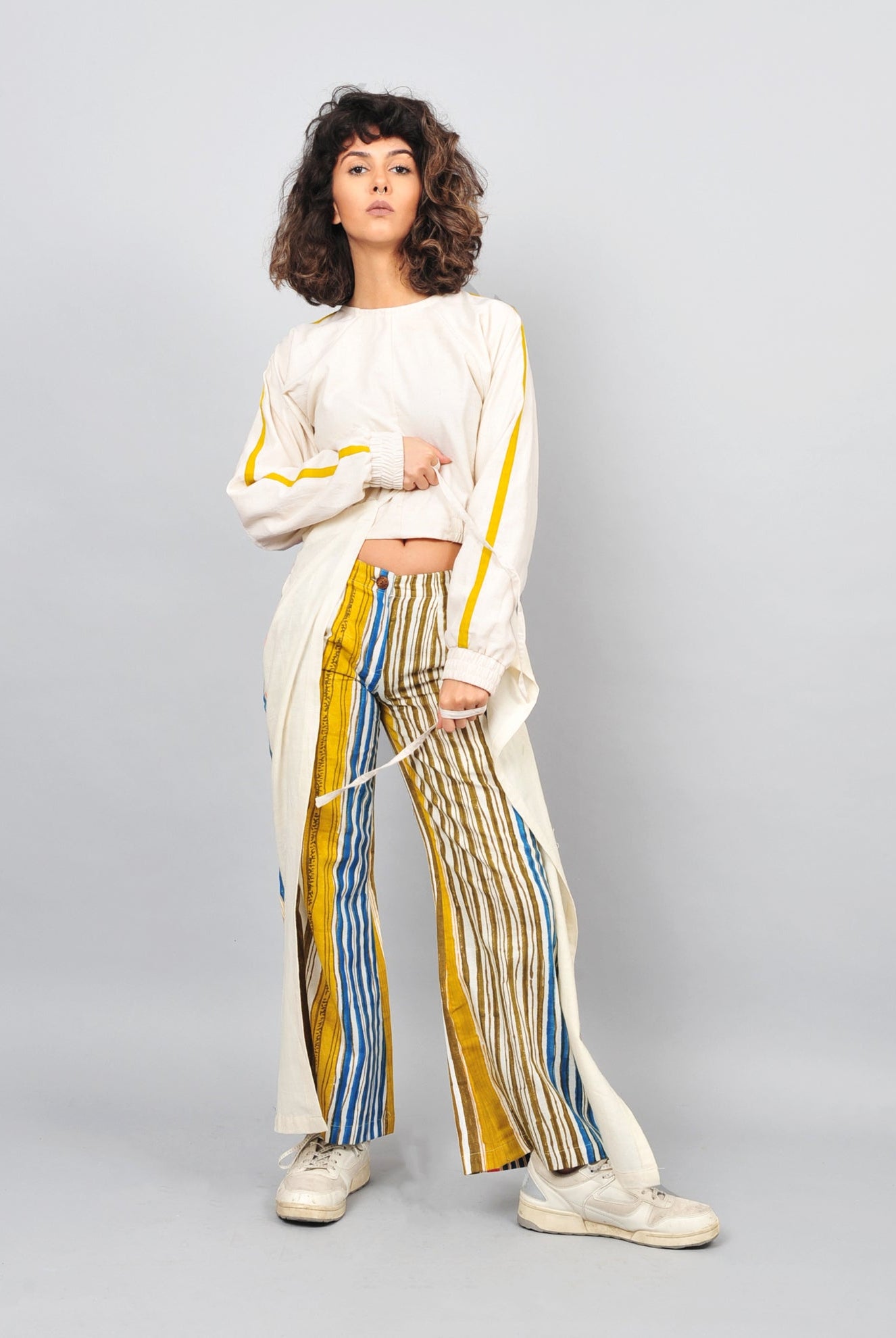 Tie Up Pants Stripes - CiceroniRias Jaipur