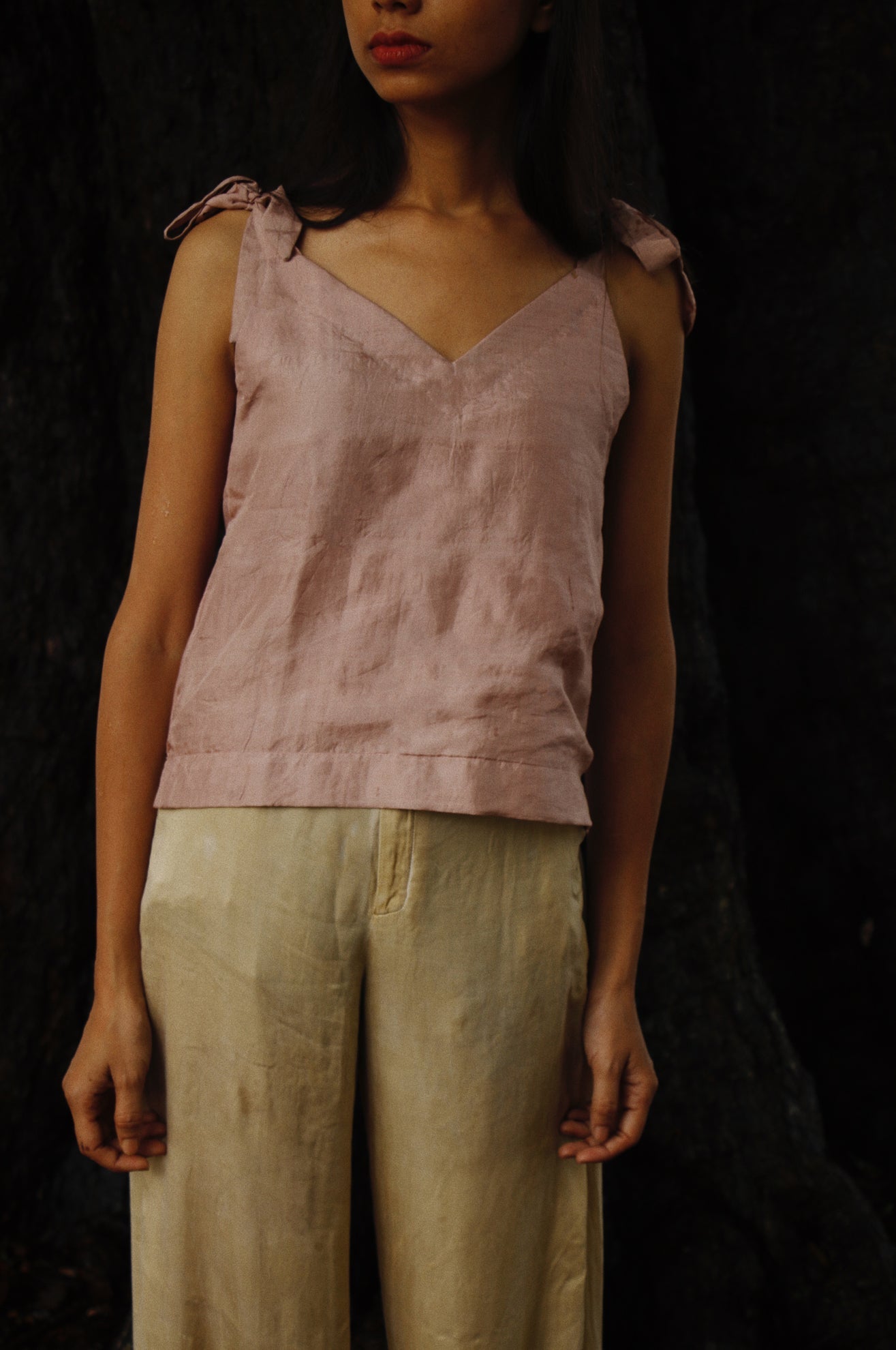 Tieable Strap Top - Ciceroniwith N.