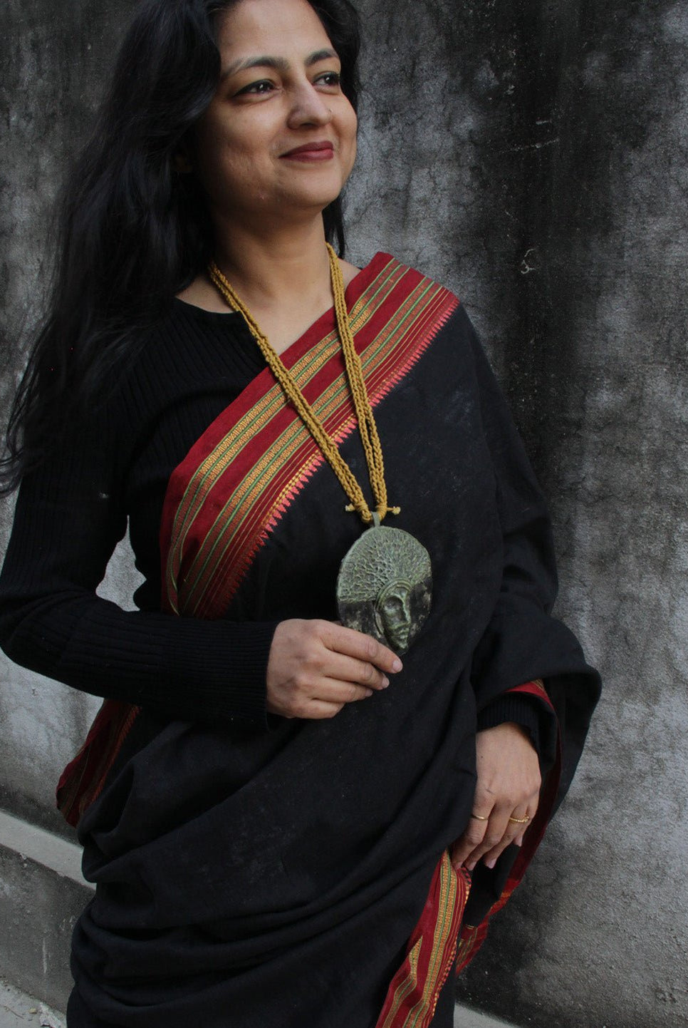 Tribal Mask Pendant - CiceroniNeckpieceAranya Earthcraft