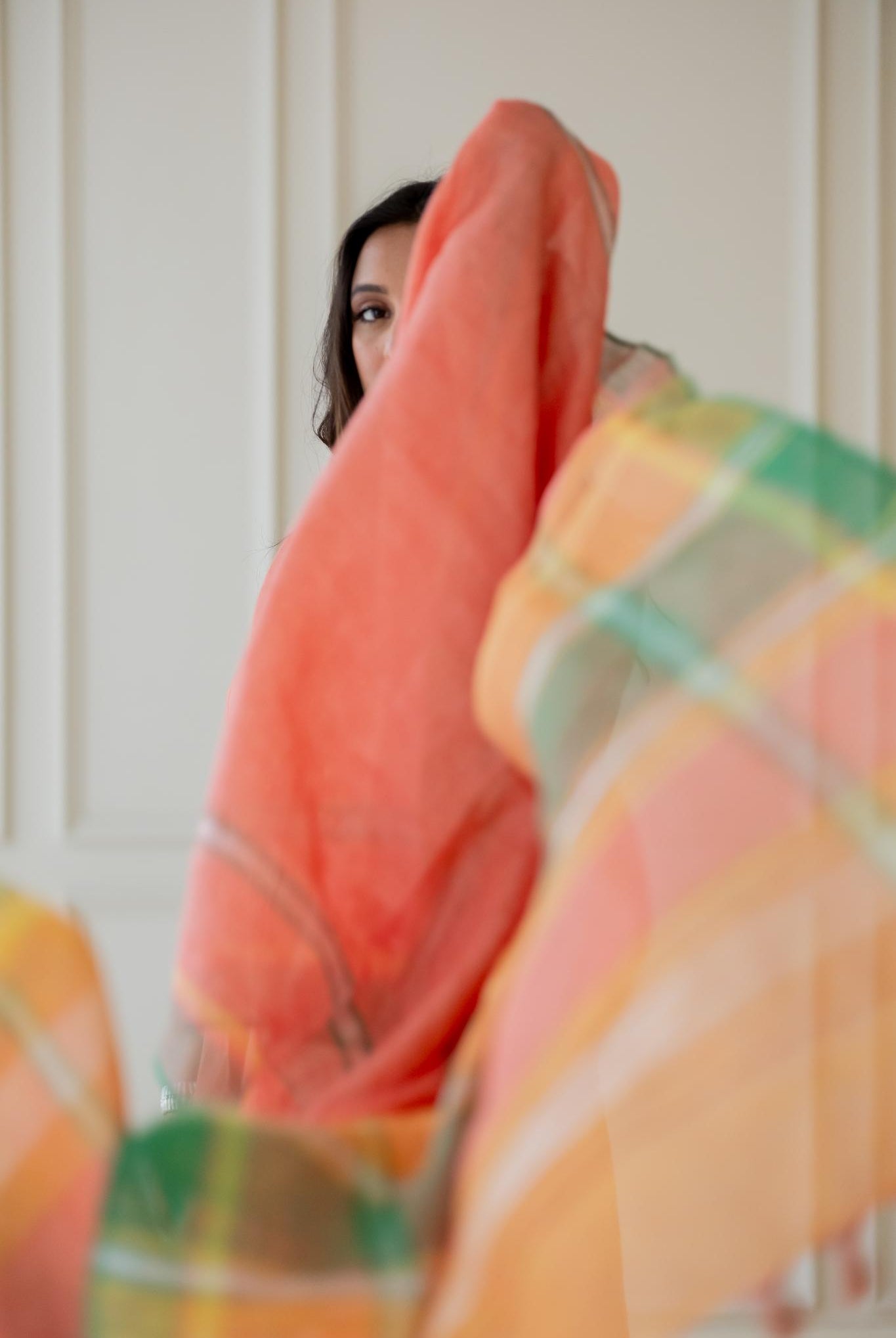 Tropical Apricot Kurta Set - CiceroniKurta SetSilai Studio