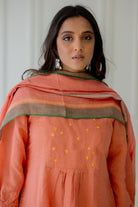 Tropical Apricot Kurta Set - CiceroniKurta SetSilai Studio
