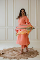 Tropical Apricot Kurta Set - CiceroniKurta SetSilai Studio