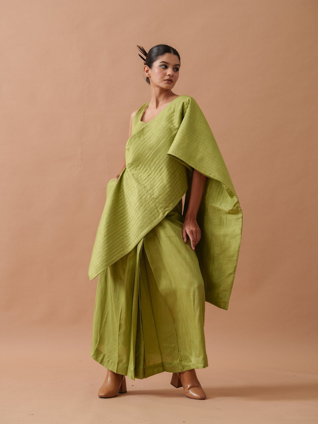 Tulip Silk Dress - CiceroniDressesStoique