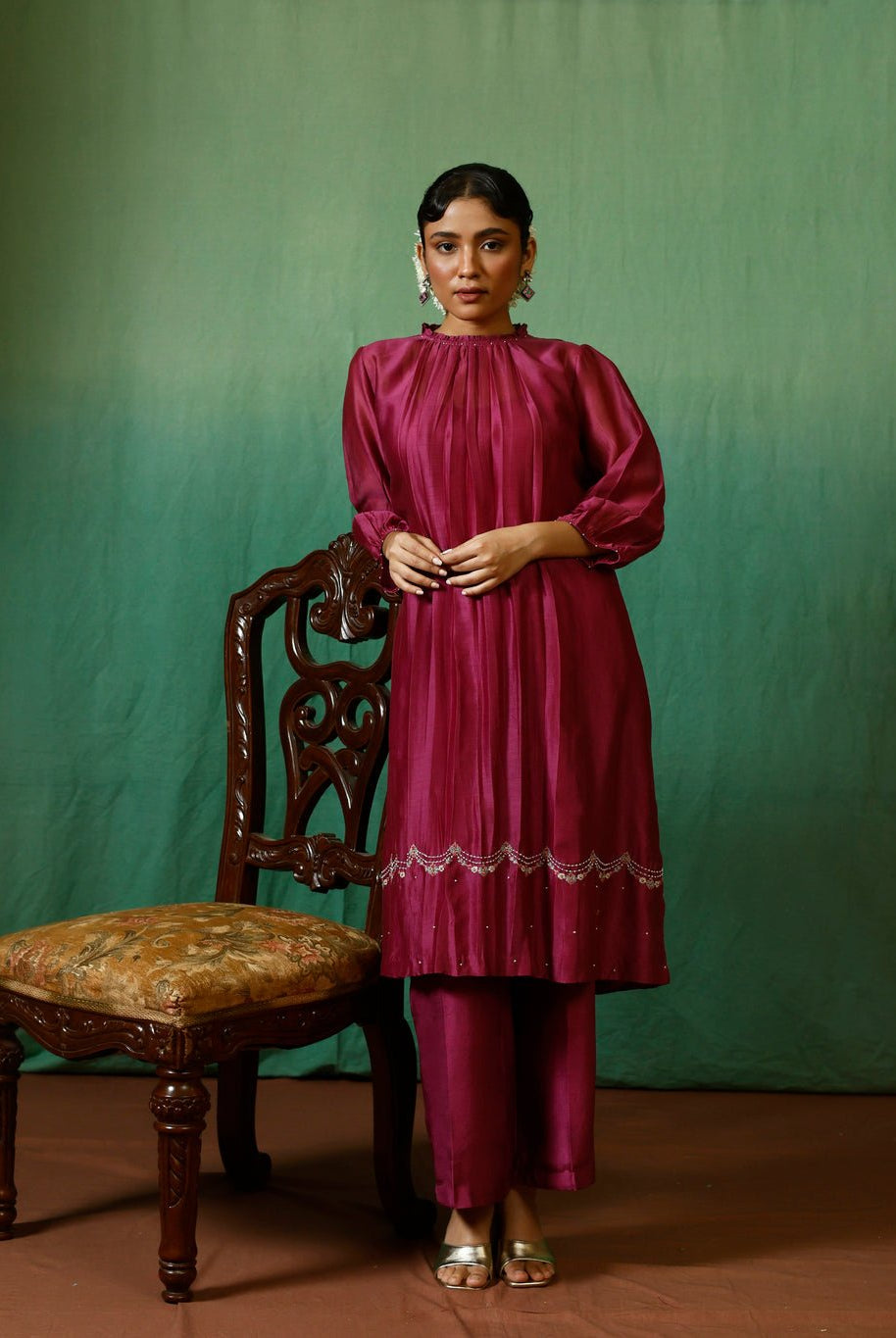 Turmali Kurta Set - CiceroniKurta Set, Festive wearChokhi Chorri