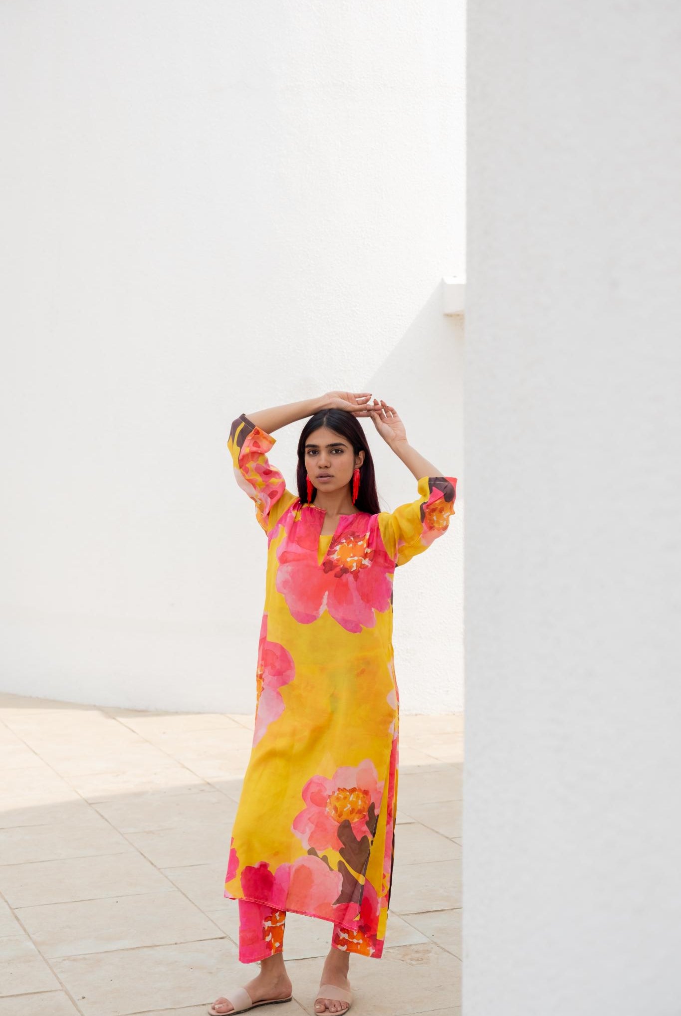 Tuscany Flowers Kurta Set - CiceroniKurta SetSilai Studio