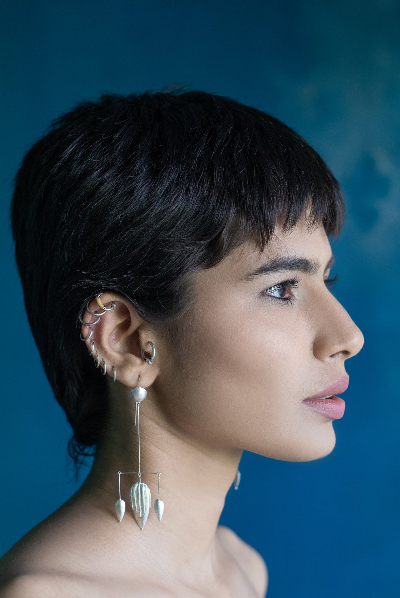 TUSCANY Long Trident Earring - CiceroniBaka