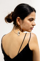 Two Petal Hoops in Silver - CiceroniAarjavee