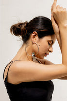 Two Petal Hoops in Silver - CiceroniAarjavee