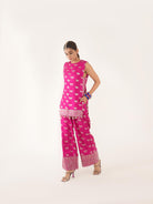 Vann Silk Co-ord Set in Pink - CiceroniCo-ord SetShriya Singhi