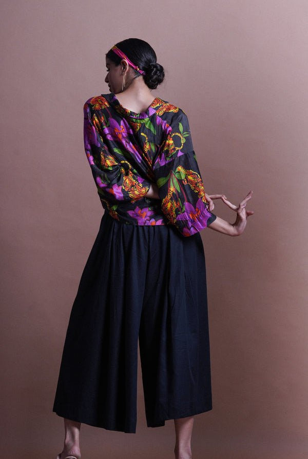 Victoria Print Crop Top - CiceroniTopEkastories