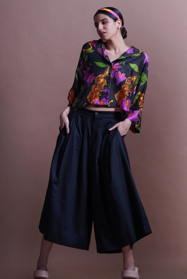 Victoria Print Crop Top - CiceroniTopEkastories