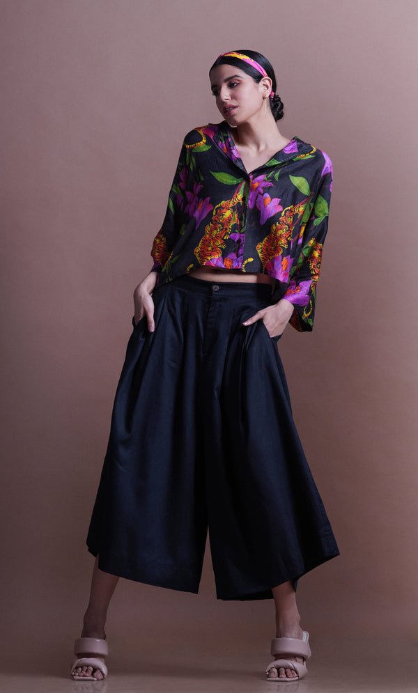 Victoria Print Crop Top - CiceroniTopEkastories