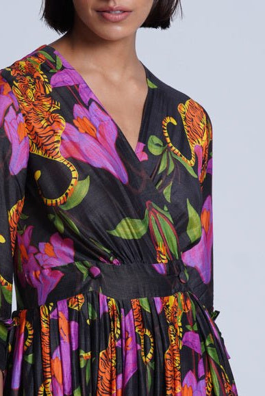 Victoria Print Dress - CiceroniDressesEkastories