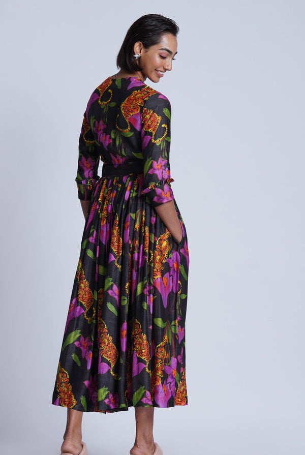 Victoria Print Dress - CiceroniDressesEkastories