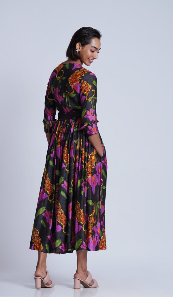 Victoria Print Dress - CiceroniDressesEkastories