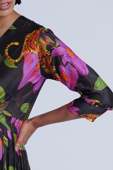 Victoria Print Dress - CiceroniDressesEkastories