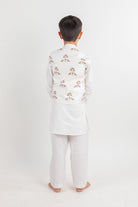 White Bird Kurta Jacket Set - CiceroniMr. Brat
